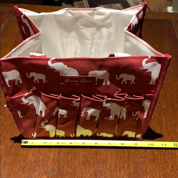 ALABAMA FAN Red / White Elephants bag with handles - Picture 5 of 8